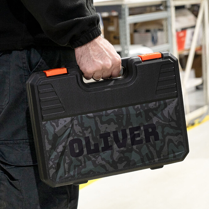 Valigetta per gli attrezzi personalizzata
