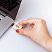 Chiavetta USB rettangolare di legno personalizzata