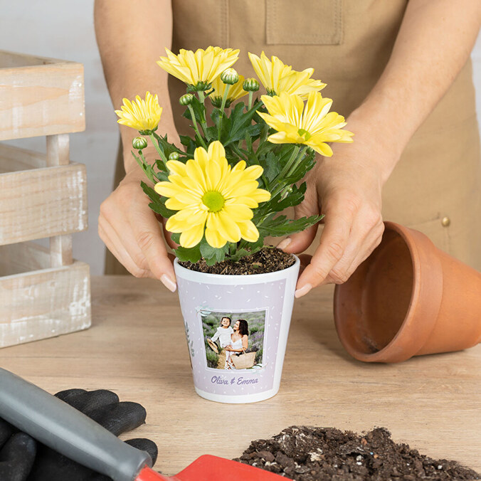 Personalizowana doniczka ceramiczna