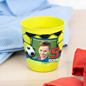 Personalised coloured plastic cup 300 ml.