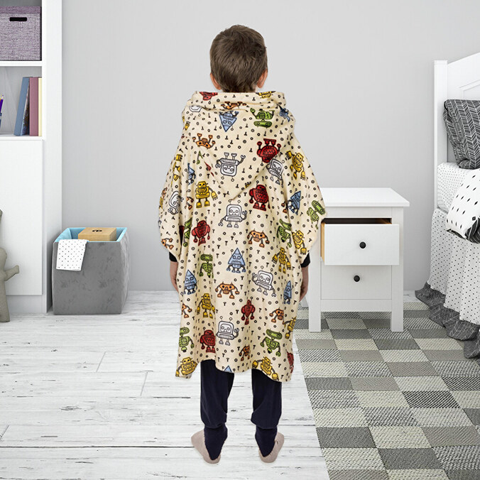 Personlig tæppe poncho