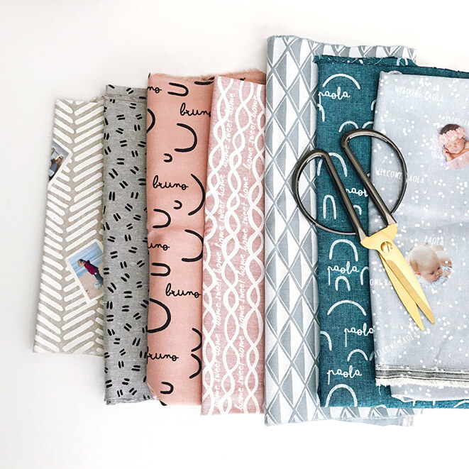 Personalised fabrics per metre Personalised fabrics per metre