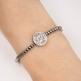Steel engraved bracelets