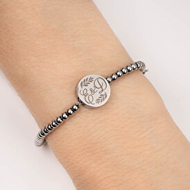 Steel engraved bracelets