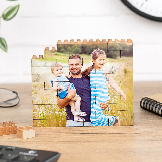 Personalised wooden Puzzle Block