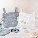 Personalisierte Kinderwagen-Tasche mit gesticktem Namen