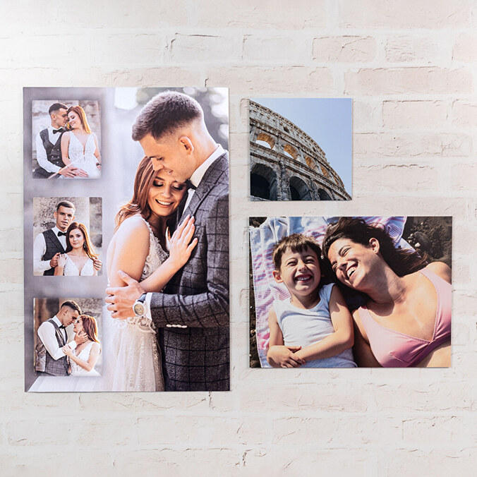 Personligt foto på aluminiumsplade