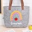 Personalised felt bag