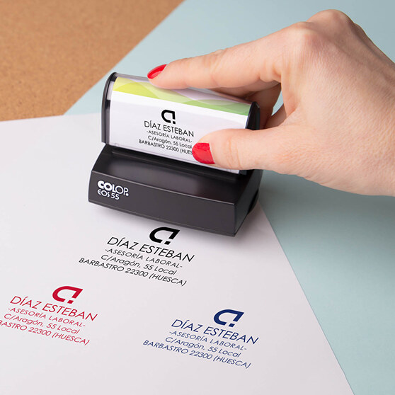Sellos personalizados autoentintables para estampar sobre papel Sellos personalizados autoentintables para estampar sobre papel
