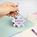 Personalizowany, przezroczysty brelok do kluczy z plexi