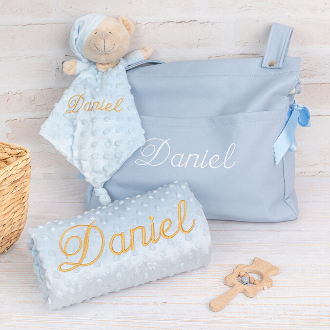 Personalisierte Babydecke mit Namen
