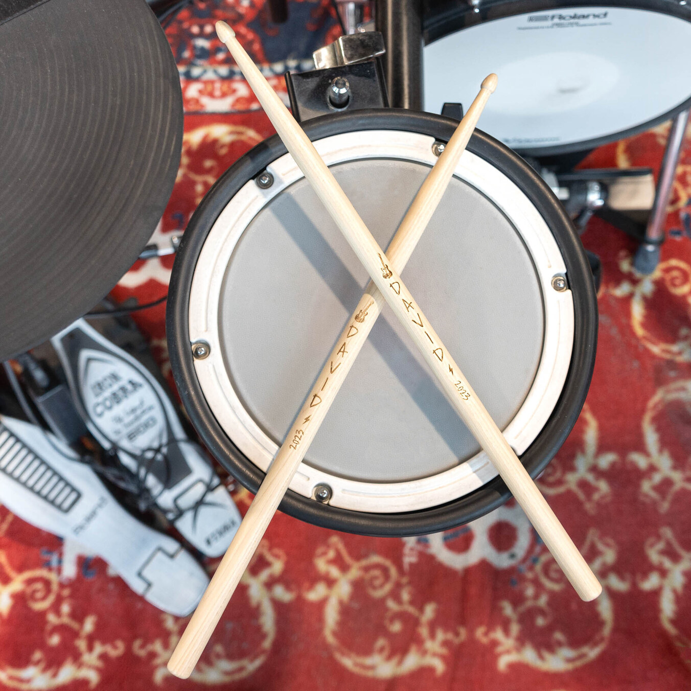 Gepersonaliseerde drumstokken met naam