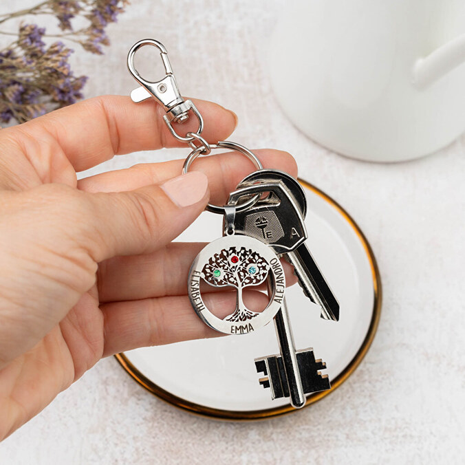 Engraved keyring "Tree of Life"