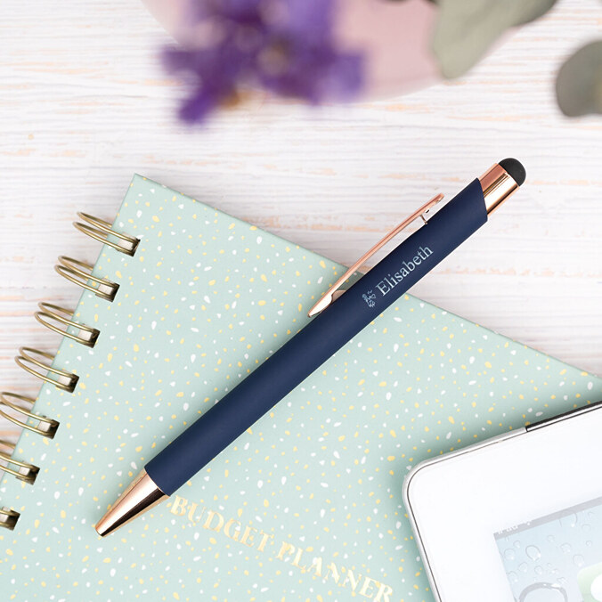 Gegraveerde stylus balpen