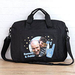 Custodia Per Laptop/Tablet Personalizzata Con Nome E Glitter - Neoprene Nero Daily Gifts - Foto 3