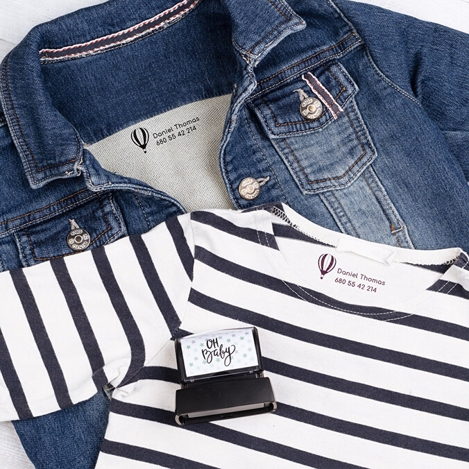 Personalised clothing stamp