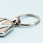 Personalised metal T-shirt shaped keyring Personalised metal T-shirt shaped keyring