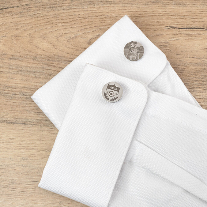 Personalised cufflinks