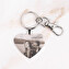 Personalised engraved heart keychain Personalised engraved heart keychain