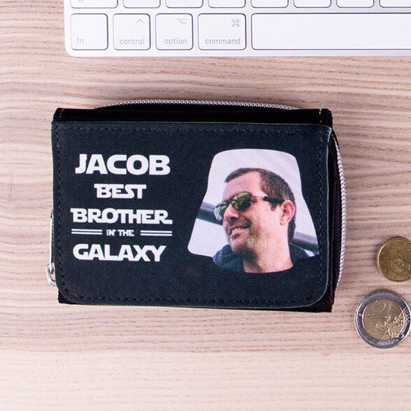 Personalised fabric wallet