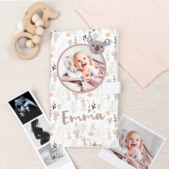 Personalised document holder baby