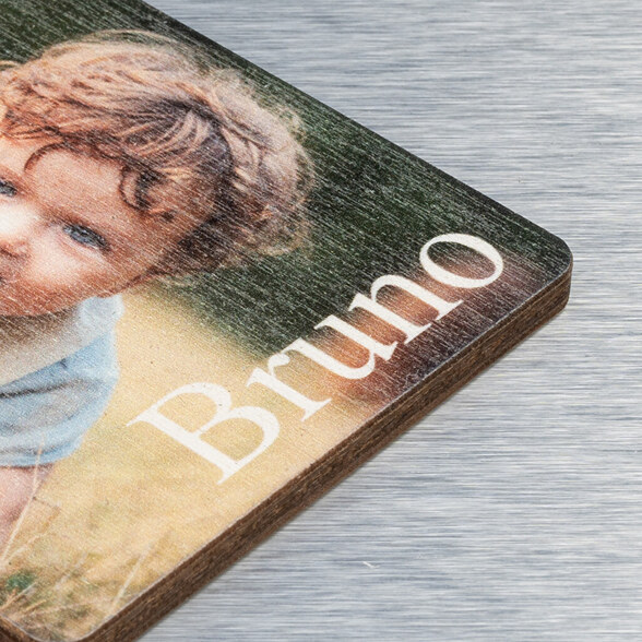 Personalised wooden magnets