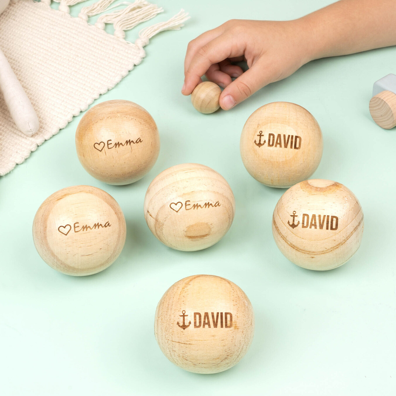 Jeu de boules spel graveren
