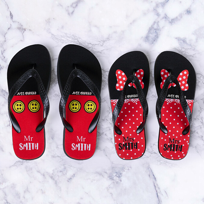 Personalised flip flops