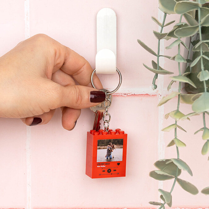 Llavero Blocks personalizado 4 piezas