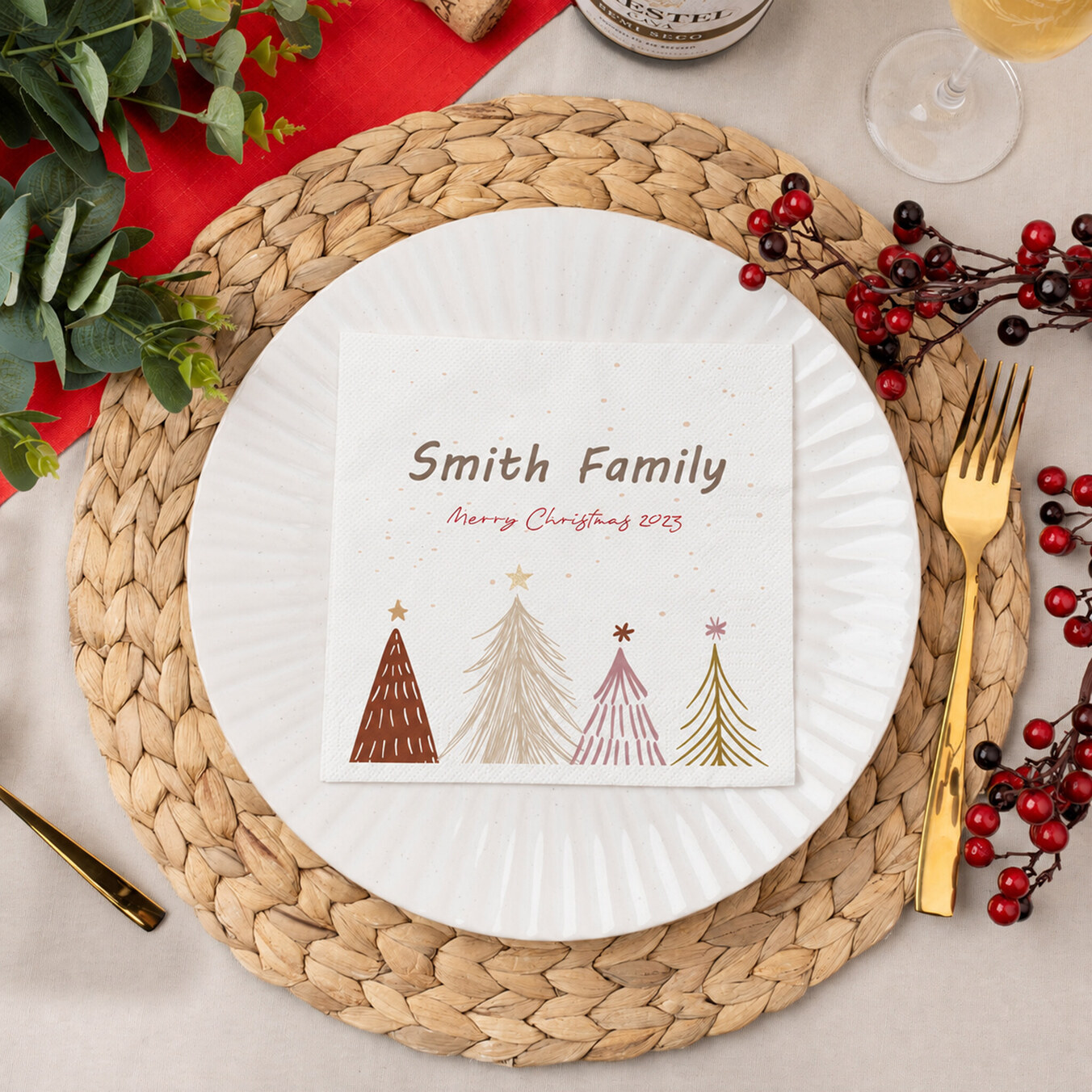 Serwetki papierowe z własnym nadrukiem