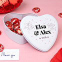 Personalised Tin Box with Sweets and Chocolates