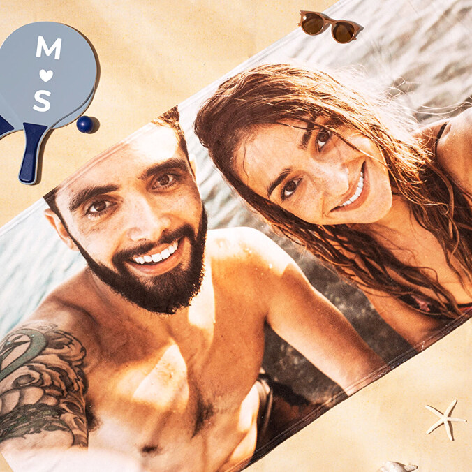 Personalised rectangular towels