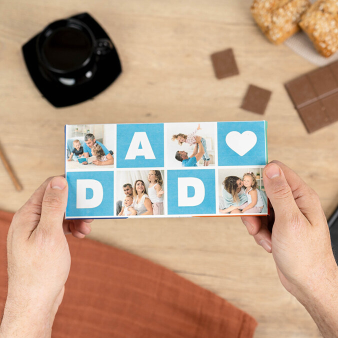 Tableta de chocolate personalizada