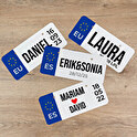 Personalizowana mini tablica rejestracyjna