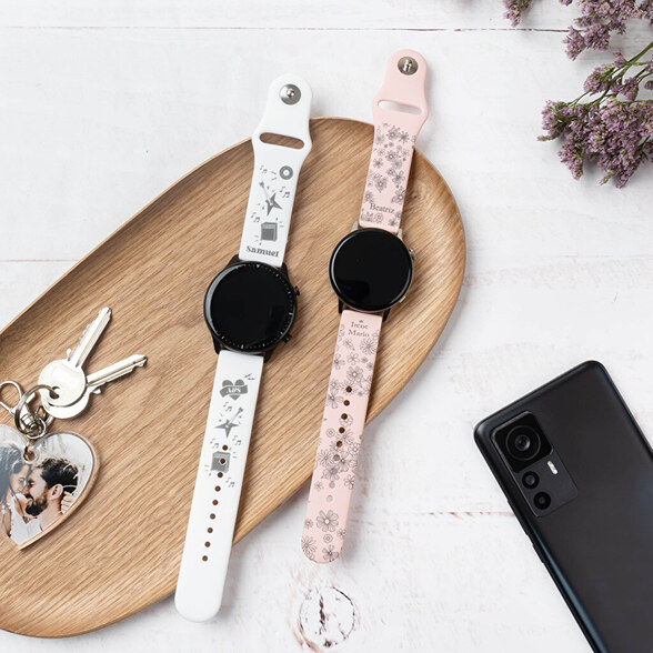 Bracelets personnalisés pour montres Samsung Galaxy / Amazfit / Huawei
