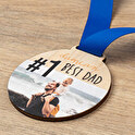 Houten medaille bedrukken
