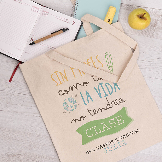 Tote Bag de algodón personalizada (1 cara)