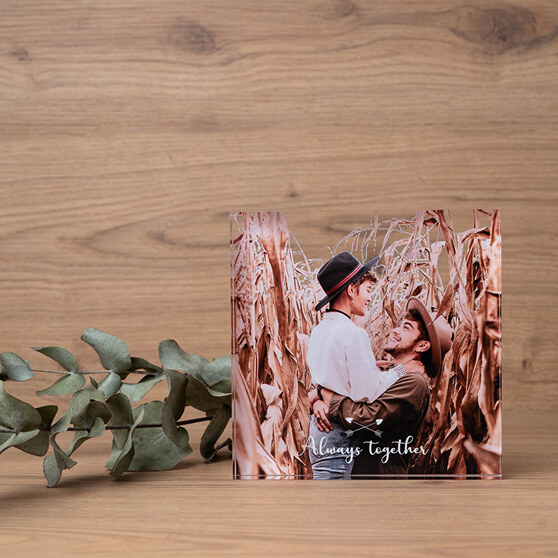 Personalised acrylic photo blocks Personalised acrylic photo blocks