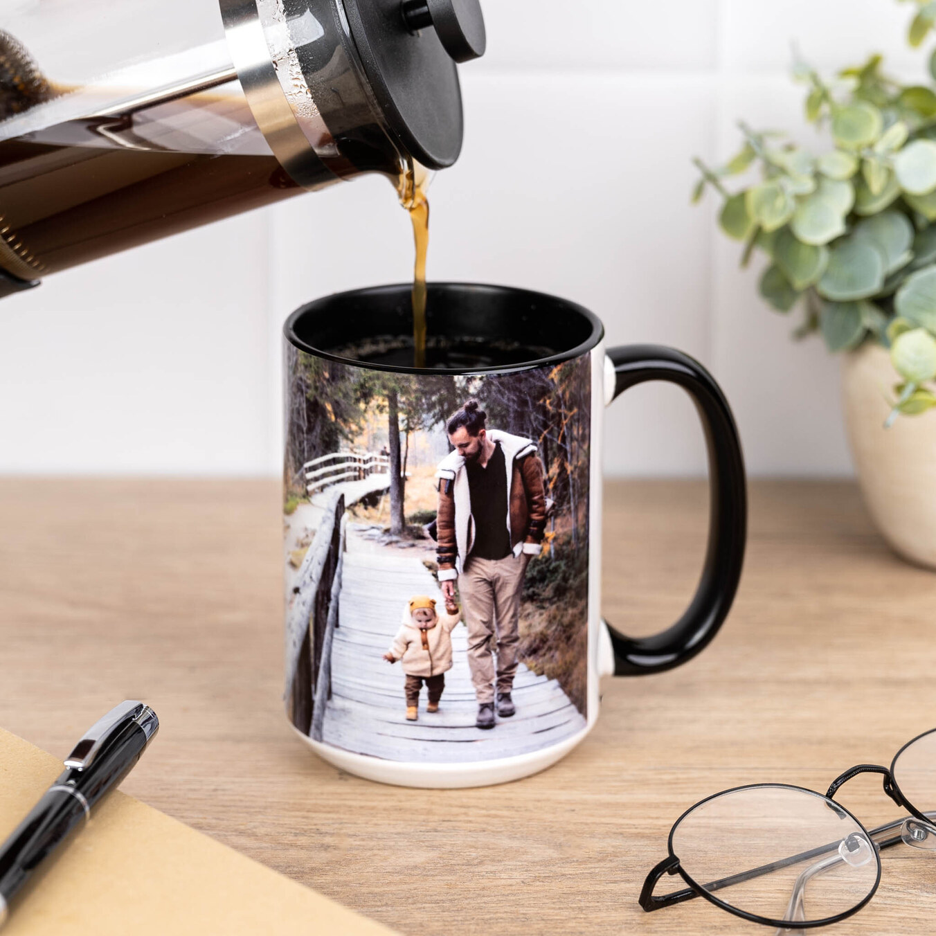 Caneca cerâmica personalizada XL