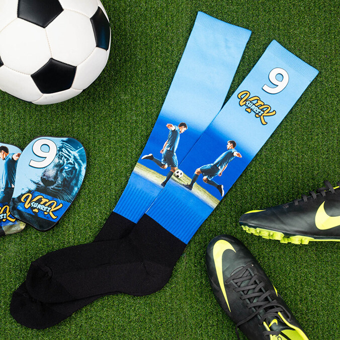 Personalisierte Fußballsocken