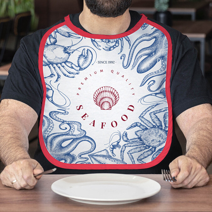 Baberos personalizados para adulto