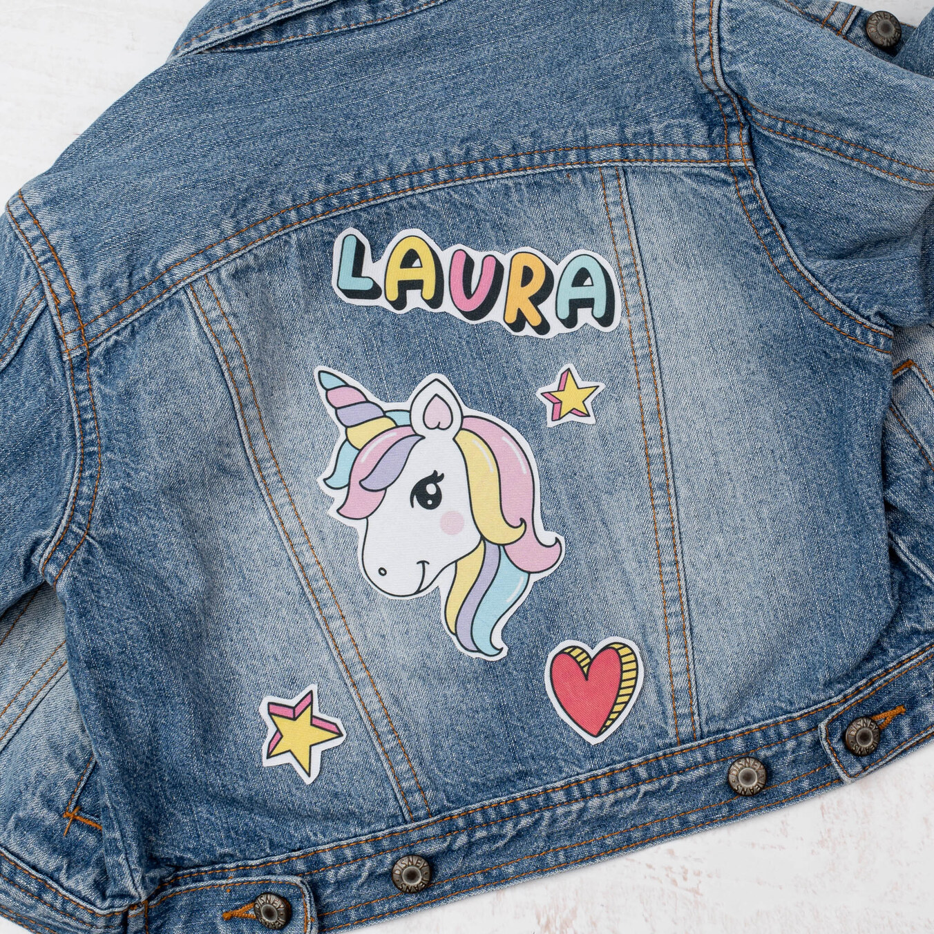 Feuille A4 de patches de vêtements personnalisés