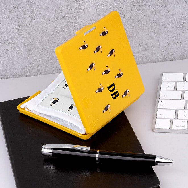 Etui bedrukken voor mondkapje Etui bedrukken voor mondkapje