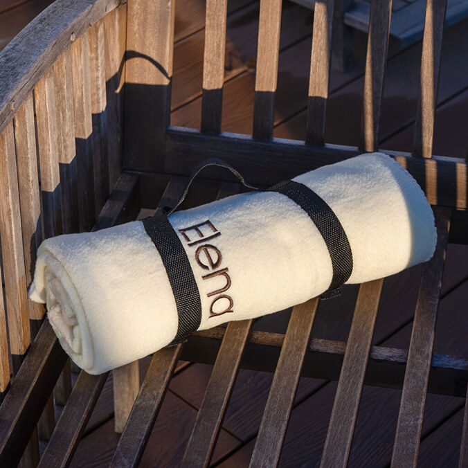 Personalisierte Reisedecken