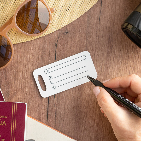Etiquetas para maletas personalizadas