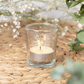 Personalised scented candles