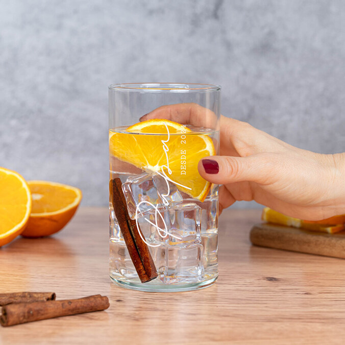 Vaso de cóctel personalizado