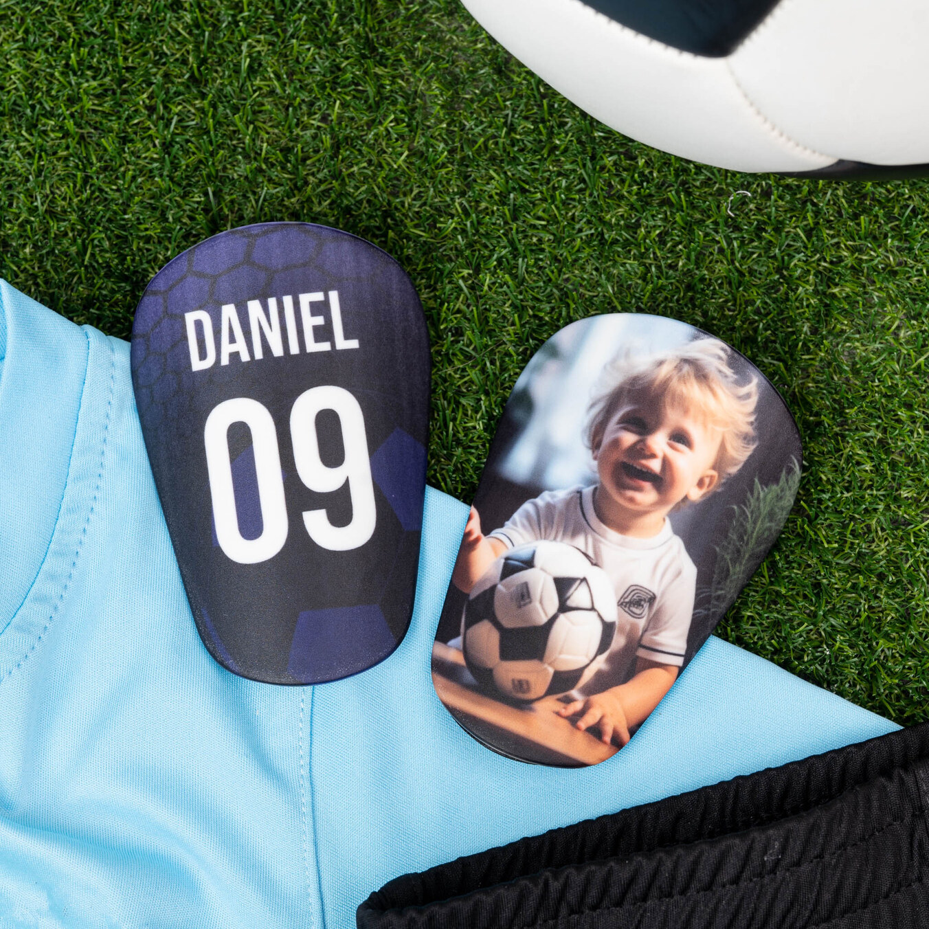 Personalised shin pads