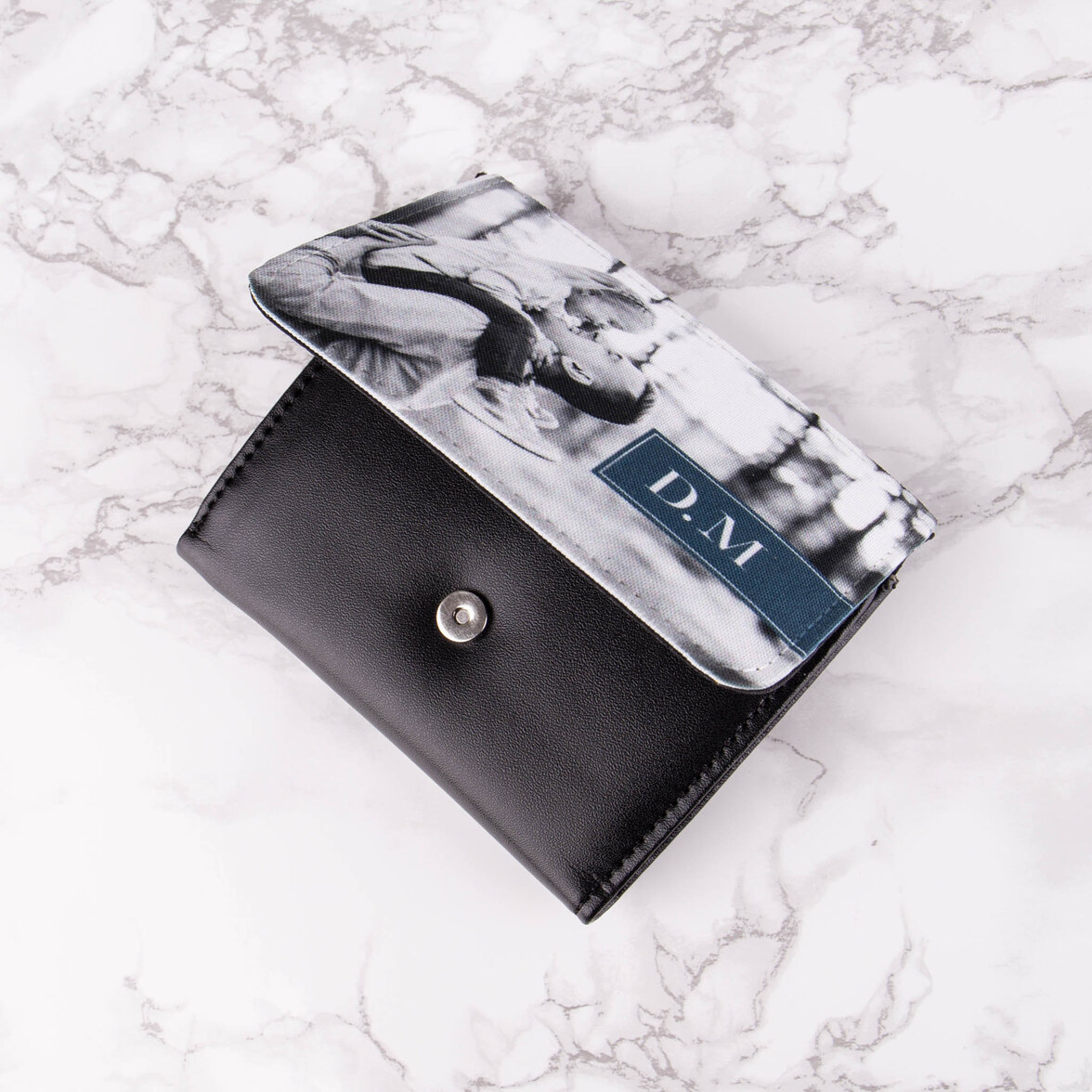 Incisione Monogramma Personalizzata, Portafoglio Da Uomo