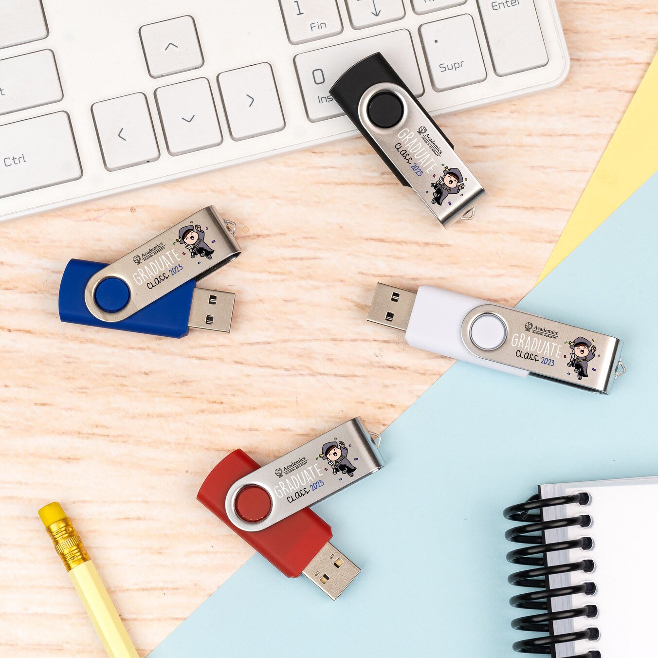 Chiavetta USB plastica personalizzata 16 GB